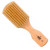 Kent OG4 Rectangular Beachwood Gentlemen's Hair Brush and Facial for Beard Care - Exfoliating Natural Boar Bristle Brush for Mens Grooming, Hair Care, and Beard Straightener for Men's
