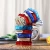 Ceramic Innovative 3D Painting Book Mug Unique Stacked Coffee Cup Perfect Gift for Literature Lovers Creative Colorful Book Gift Ideal for Christmas Tiktokshopblackfriday Reuse Reusable