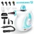 Redhut Pressurized Handheld Steam Cleaner with 12 Accs, Multi-Purpose for Home, Floors, Tile, Windows, Grout & Car, Grey 3.0 Carpet