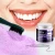 ROZINO Purple Tooth Powder 50G in Clear Jar for Clean Teeth & Fresh Breath Plant Rich Formula with Mint Extracts Oral Brightening Daily Gentle Mint