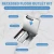 Recessed Flat Hidden Floor Electrical Outlet Kit, Hidden Duplex 2 * 15A Tamper-Resistant Receptacle Outlet and 2.1A USB Port, Waterproof Electrical Outlet Cover Box, Silver