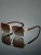 Men'S New Full Frame Square Glasses, Retro Dual Bridge Design, Imitation Wood Texture Temples, Metal Frame, Classic Fashion Decorative Eyewear, Trendy Vintage Eyeglasses, Square Frames Eyeglasses, Fashionable Frames Glasses, Stylish Trendy Eyewear