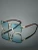 Men'S New Full Frame Square Glasses, Retro Dual Bridge Design, Imitation Wood Texture Temples, Metal Frame, Classic Fashion Decorative Eyewear, Trendy Vintage Eyeglasses, Square Frames Eyeglasses, Fashionable Frames Glasses, Stylish Trendy Eyewear