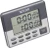 Kitchen Timer, Pro Dual Digital Timer, 24 Hour Timer, Stopwatch and Countdown Function, Grey & Silver