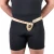 Hernia Truss, Single Spring, Inguinal Pad Compression, Plated Steel Shank, Adjustable, 40 Inch Hip (Left)