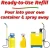 Groundhog/Woodchuck Repellent 1 Gallon Ready-To-Use Refill: All Natural Spray for Gardens, Plants, and Lawns – Pleasant Scent