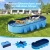 Foldable Dog Pool, 82'' Extra Large Dog Pool for Large Dogs with Non-Slip & Reinforced Support Boards, Portable Pet Bath Tub for Outdoor Backyard Use