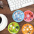 8PCS INVODA Weekly Pill Organizer 7 Compartment Rotating Pill Box for Daily