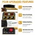 ADESKE MMA-155 Portable Welding Machine – Dual Voltage 110V/220V, 120A Output, Digital Display, Overload Protection, Complete Welding Kit for Home, Auto Repair & Construction