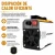 ADESKE MMA-155 Portable Welding Machine – Dual Voltage 110V/220V, 120A Output, Digital Display, Overload Protection, Complete Welding Kit for Home, Auto Repair & Construction