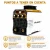 ADESKE MMA-155 Portable Welding Machine – Dual Voltage 110V/220V, 120A Output, Digital Display, Overload Protection, Complete Welding Kit for Home, Auto Repair & Construction
