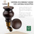 6 inch Solid Wood Furniture Legs with Casters & M8 Bolts Set of 2