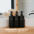 Stylish Shampoo & Conditioner Dispenser Set of 3 - Fluted 19oz Bottles