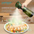 Glass Olive Oil Sprayer for Cooking 7.5 oz (Olive Green & Gold)