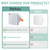 5.9 Inch Bathroom Exhaust Fan with Humidity Sensor and Timer 110 CFM Powerful Ceiling or Wall Mount Vent Fan for Bathroom Basement Loft Garage