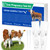 Non-Invasive Bovine Pregnancy Test Kit (2 Pack) - Painless Urine Test for Cattle, Stress-Free Early Detection, Fast Results in 5-10 Mins, Safe & Hygienic for Dairy & Beef Farms
