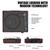 Vinyl Record Player Turntable with Built-in Bluetooth Receiver & 2 Stereo Speakers, 3 Speed 3 Size Portable Retro Record Player for Entertainment and Home Decoration