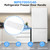 WP67005140 Refrigerator Freezer Door Handle Compatible with Whirlpool, Kenmore, Amana Replacement Refrigerator Handles WP67005141 67005141 67005140 12610801W 12610802W 8170990 12285404 12610803W