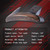 TUINCYN Motorcycle Smoke Lens Chopped Rear Fender Edge Plate Tail Brake License LED Light Replacement Light Stop Running Light