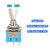 12 Pcs Mini Toggle Switch SPST with 2 Pcs Waterproof Caps MTS-101 ON/Off 2 Pin 2 Position 6 A 125 V Miniature Small MiniSwitches