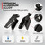 VITINO Windscreen Adjusters Windshield Bracket for V-Strom DL1000 DL650