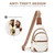 SYTRAH Anti Theft Crossbody Bags for Women, RFID Travel Sling Purse