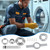 Upgraded W10324651 Hub Kit with TB123A Spanner Wrench Replacement for Whirlpool Kenmore Maytag Washer Machine, metal Drum Mounting Hub for W10528947 W10396887 WTW5000DW3 WTW4855HW1 MVWX655DW1