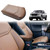 Muslogy Armrest Cover for Ford Maverick 2022-2026, Regular Thick,Dark Brown