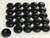 1-1/2" Deluxe Wrought Iron Chair Glides, Black, Pack of 25