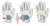 Original Stroke Counter with Universal Golf Glove Fastener