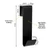 Chrome Shower Door Hooks, 2 Pack, Towel Hook for Frameless Glass Door 3/8"(10mm) - 3" Hook