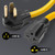 ACKING NEMA 6‑50P to 6‑20R / 5‑20R (T‑Blade) Adapter Cord, 50A 3‑Prong 250V Male Plug to 20/15A Receptacle, STW 10 AWG 1FT Heavy‑Duty Power Cable for Welder, Plasma Cutter, EV Charger
