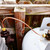 Copper Propane Pigtail Hose, 15 Inch POL x POL for High Pressure Regulator