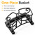 Garden Hose Holder Stand, Freestanding Metal Water Hose Storage Rack with Hooks for Outside Yard Lawn, Heavy Duty