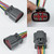 Transmission Solenoid Connector Pigtail Plug Harness fit for Ford E4OD 4R100 Model Transmissions 1995-2007, Replace for 3U2Z-14S411-VCA 350-0067
