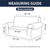 Cupuamon 2026 New Stretch Loveseat Sofa Slipcovers Couch Cover for 2 Cushion Furniture Protector Sofa Covers with Elastic Bottom Jacquard Fabric Small Checks for Pets, Kids - Peacock Blue