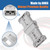 50 Amp IP68 6-8 AWG Waterproof Battery Quick Connect/Disconnect Connector