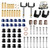 Club Car Front End Repair Bushing Kit for Club Car DS 1993-up Gas & Electric Golf Cart. Replacement OEM # 1016384/1015583/1016386