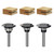 3pcs Top Bearing Slot Cutter Router Bit Set - 1/4 Inch Shank, 5/32" Cutting Height, Wood Slotting Cutter Bit, for Groove Edges, 1/4" 5/16" 3/8" Depth