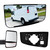 Lower Passenger Side Mirror Glass Compatible with Chevy Express/GMC Savana