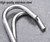 12mm Heavy Duty Meat Hooks,8 inch S-Hooks Stainless Steel Meat Processing Butcher Hooks, Pack of 4