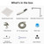 G-Promise All Metal 10 Inches Rainfall Shower Head with Handheld Combo