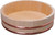 TIKUSAN Wooden Hangiri Sushi Rice Mixing Tub Copper Band Made in Japan Made of Sawara Cypress Sushi Rice Bowl Sushi Oke (13" (33cm))