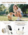 Shock Collar for 5-30lbs Mini Small Dogs,4200FT Range,White