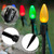 50Pcs Christmas Light Stakes, 7.5 Inch Universal Yard Lawn Light Stakes
