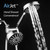 AirJet-500 3-in-1 High Pressure 34-setting Luxury Shower Combo with High-Velocity Flow Accelerator(TM) for More Power with Less Water! Extra-long 6 foot Stainless Steel Hose. All-Chrome Finish