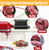3 Thickness Adjustable Meat Tenderizer Attachment for Kitchenaid Mixers,Steak Cuber Processor Accessories for Kitchen aide,Dishwasher Safe, Black