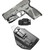 kydex IWB Holster for Glock 17 19 Taurus G3 Sig Sauer p365 X-Macro PSA Dagger Compact Springfield Hellcat PRO with Streamlight Tactical TLR-7A Flex 500 Lumen Light