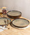 theterra Ceramic Dinner Plates Set of 6, 10.5 Inch Dinnerware Plates