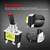 DaierTek 30 Amp Heavy Duty DC Toggle Switch, 12V 30A Lighted Toggle Switch with Red LED 12 Volt for Automotive Car Truck Vehicle UTV -2pcs